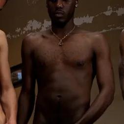 Katja Kassin in 'Kink' Sexy Business Lady gets Overpowered and Gang Banged in a Public Restroom by Big Black Cocks (Thumbnail 12)