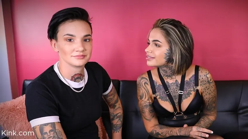 Kink 'インタビュー:現実のカップルの変態ロールプレイ!' 主演 Leigh Raven (写真 9)