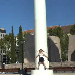 Lilyan Red in 'Kink' Redheaded slut beautifully disgraced on streets of Madrid (Thumbnail 13)