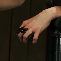 Lorelei Lee in 'Kink' Hot Blond BDSM Slave get bound in hard metal Brutally fucked by James Dean and Isis Love (Thumbnail 6)