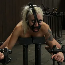 Lorelei Lee in 'Kink' Hot Blond BDSM Slave get bound in hard metal Brutally fucked by James Dean and Isis Love (Thumbnail 12)