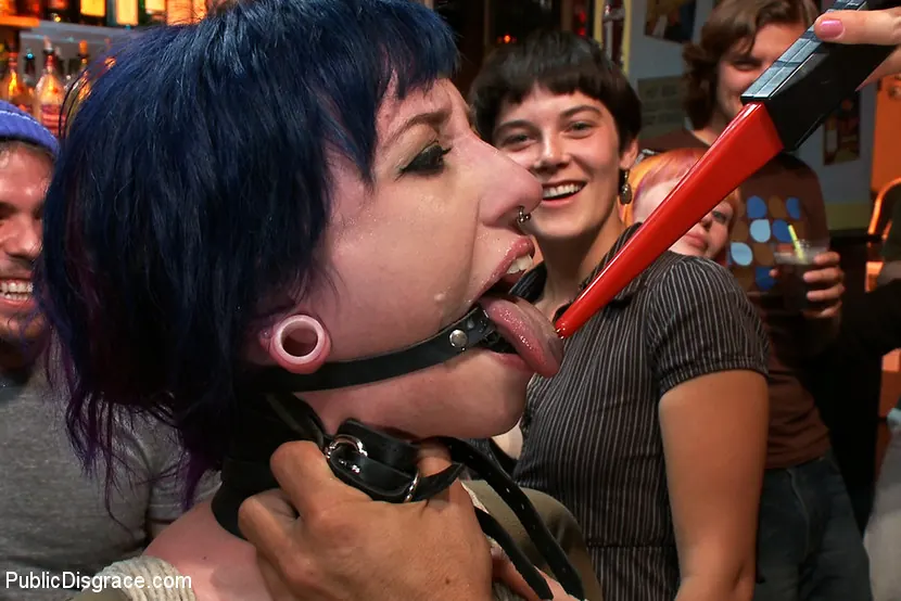 Kink 'Tightly Bound and Gaged, Ass Fucked in Public' starring Lorelei Lee (Photo 15)