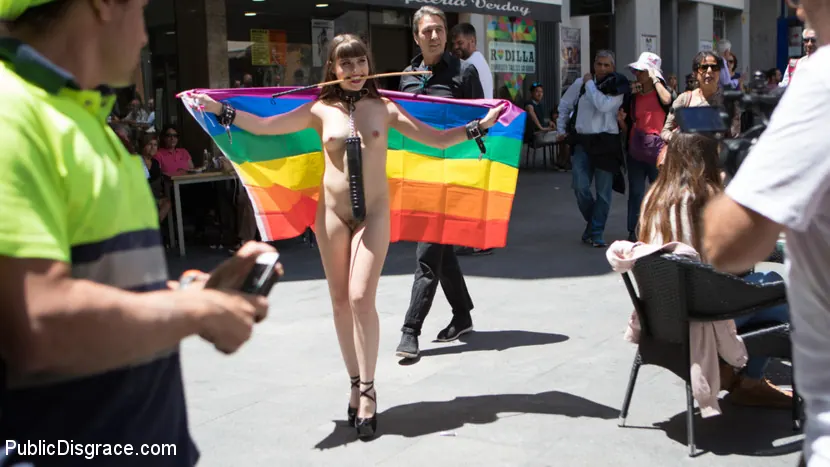 Luna Rival in 'Petite Parisian Luna Rival Gets Wrapped in Rope and Fucked in Public' from 'Kink' (Photo 3) Kink 'Petite Parisian Luna Rival Gets Wrapped in Rope and Fucked in Public' starring Luna Rival (Photo 3)