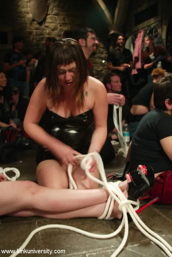 Madison Young in 'The Two Knotty Boys Share some Rope Bondage Basics' from 'Kink' (Photo 23) Kink 'The Two Knotty Boys Share some Rope Bondage Basics' starring Madison Young (Photo 23)