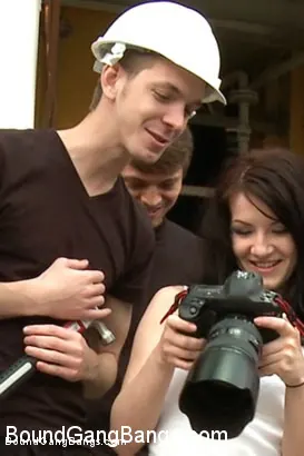 Kink 'Hot girl with Big Natural Tits Fantasizes About Rough Gangbang' starring Rokki (Photo 14)