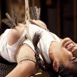 Mia Li en 'Kink' El primer bondage anal de Mia Li (Miniatura 12)