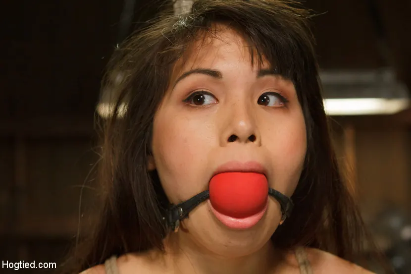 Kink 'Chica caliente atormentada en dura esclavitud' protagonizando Milcah Halili (foto 9)