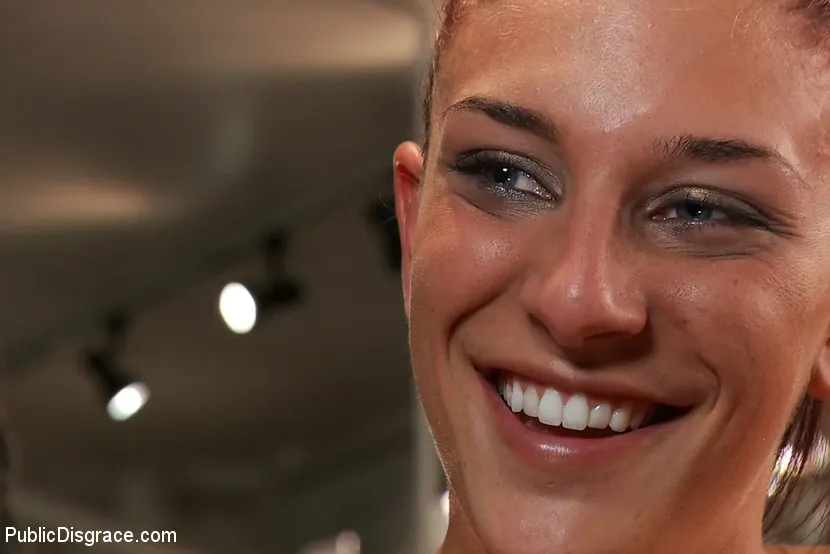 Kink 'Perfect Body, Beautiful Face - First Time Public Sex and BDSM' starring Mischa Brooks (Photo 10)