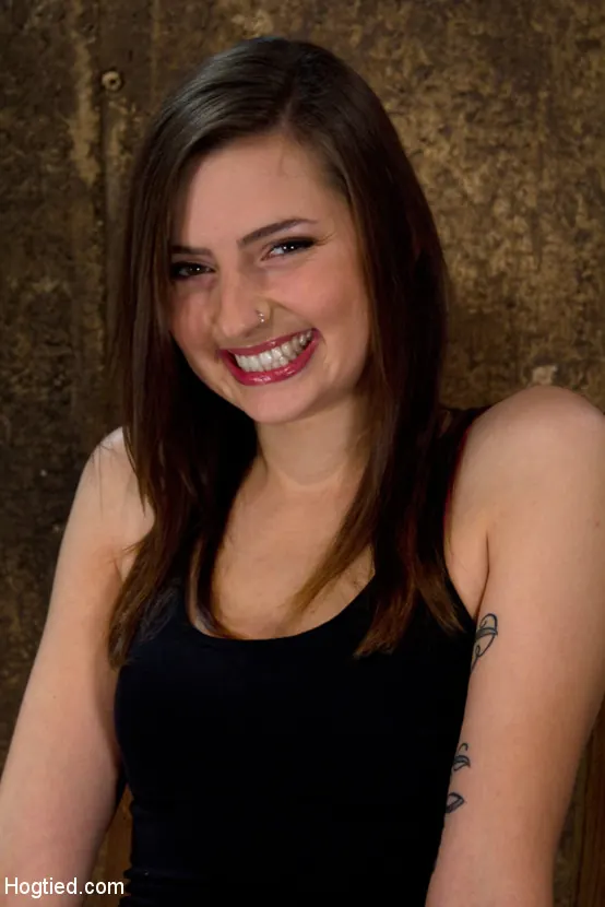 Kink 'Super cute next door gets bound by perverted couple Stripped, flogged, fingered and made to cum!' starring Missy Minks (Photo 2)