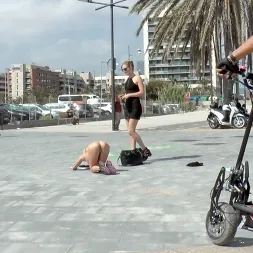 Mona Wales in 'Kink' Beach Babe Covered in Filth and Used Like a Public Trashcan (Thumbnail 4)