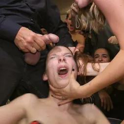 Mona Wales in 'Kink' Busty Brunette Extremely Afraid of Electricity Gets Shocked Outdoors (Thumbnail 24)