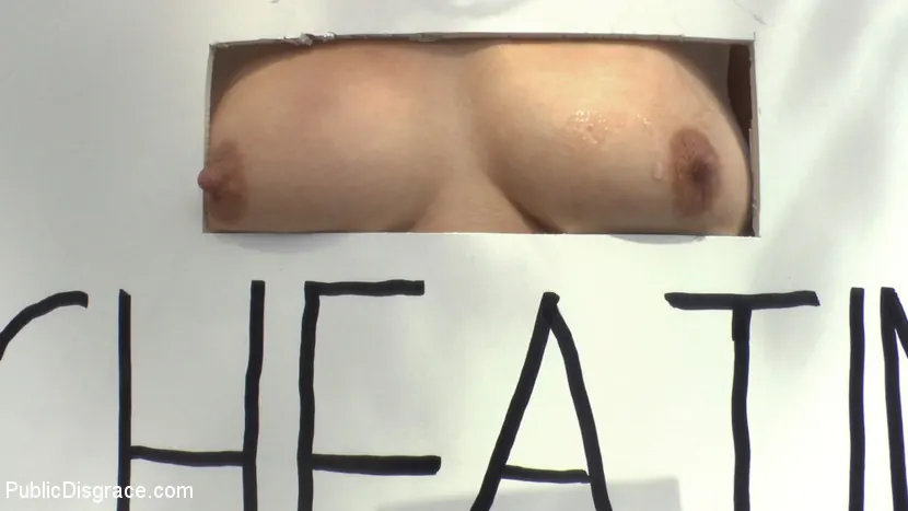 Kink 'Cheating Wife's Big Hot Ass Shamed Fully Naked In Public Display' starring Mona Wales (Photo 3)