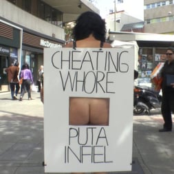 Mona Wales in 'Kink' Cheating Wife's Big Hot Ass Shamed Fully Naked In Public Display (Thumbnail 4)