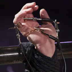 Mona Wales in 'Kink' Pain Slut Pushed to Limits by Electro Latex Dominatrix (Thumbnail 14)