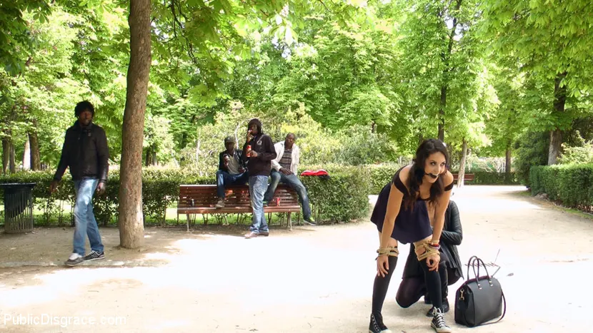 Kink 'Perky Carolina Dragged Through Crowded Park and Fisted in Dirty Club' starring Mona Wales (Photo 3)