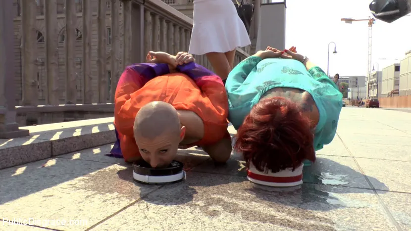 Kink 'Two Berlin Freaks Get an Intense Public Shaming and Fucking' starring Mona Wales (Photo 3)