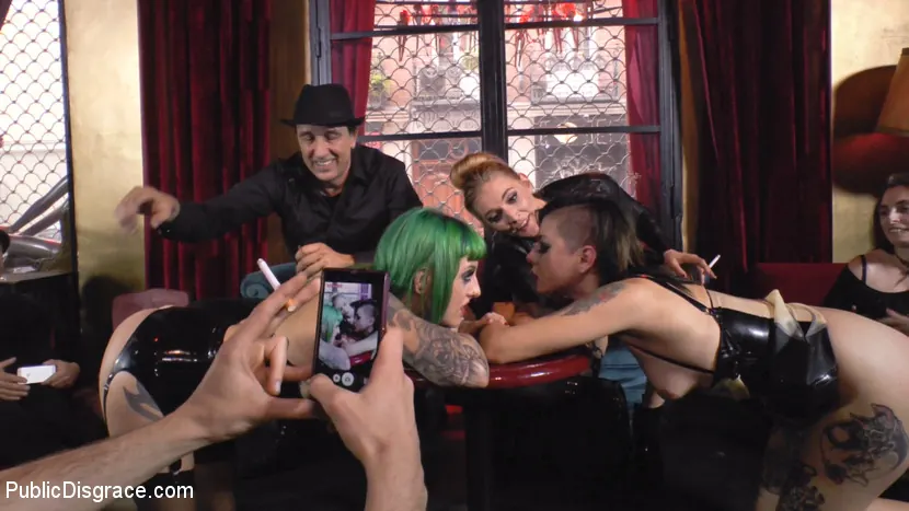 Kink 'Two Slutty Whores Disgraced in Spanish Extreme Public Orgy!' starring Mona Wales (Photo 28)