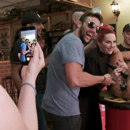 Mz Berlin in 'Kink' Busty Blonde Candela X Submits In Biker Bar (Thumbnail 3)