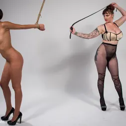 Mz Berlin in 'Kink' Mz. Berlin Clamps, Whips, and Double Stuffs Newbie Vivi Marie (Thumbnail 11)