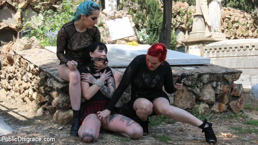 Kink 'Spooky Submissive Slut Charlotte Sartre Gets Boned in a Graveyard!' starring Mz Berlin (Photo 4)