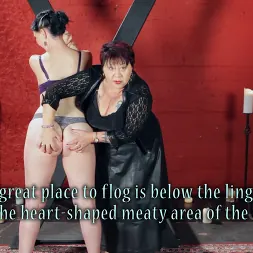 Nerine Mechanique in 'Kink' Sensual Flogging 101 - with Cleo Dubois (Thumbnail 3)