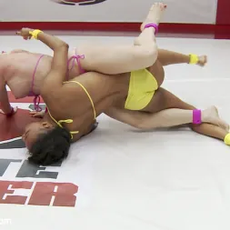 Nikki Darling in 'Kink' Gorgeous Fit Feather Weights Fight in Erotic Wrestling Match (Thumbnail 2)