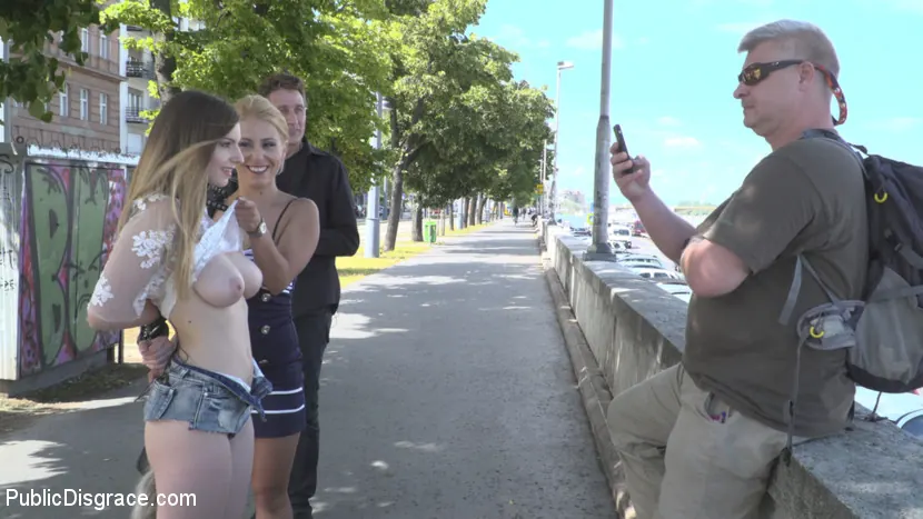 Nikki Thorne in 'All Natural Busty Brunette Anal Slut First Time DP on Public Disgrace!' from 'Kink' (Photo 7) Kink 'All Natural Busty Brunette Anal Slut First Time DP on Public Disgrace!' starring Nikki Thorne (Photo 7)
