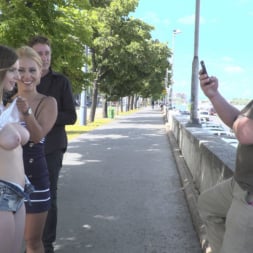 Nikki Thorne in 'Kink' All Natural Busty Brunette Anal Slut First Time DP on Public Disgrace! (Thumbnail 7)