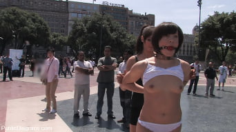 Alina Rose in 'gets fucked by two men in public'