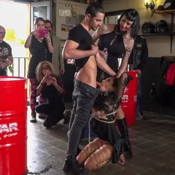 Oliver Pina in 'Kink' Fugitive Biker Bar Gets Serviced! - Part 2 (Thumbnail 11)
