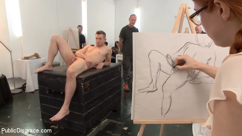 Kink 'Slutty redhead shocks art students by taking giant cock in all holes' starring Penny Pax (Photo 12)