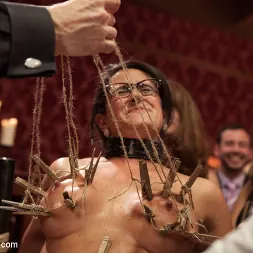 Pink in 'Kink' Anal Slave Barks to Come while House Slave Earns Her Leathers (Thumbnail 1)