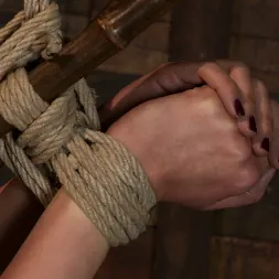 Rain DeGrey in 'Kink' Massive boobs, a category 5 suspension and skull fucking. Brutal bondage, devastating orgasms. Art! (Thumbnail 16)