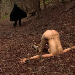 Rain DeGrey in 'Kink' The Dig: The conclusion. A BDSM Abduction Horror Feature film Out door bondage at its best! (Thumbnail 3)