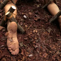 Rain DeGrey in 'Kink' The Dig: The conclusion. A BDSM Abduction Horror Feature film Out door bondage at its best! (Thumbnail 19)