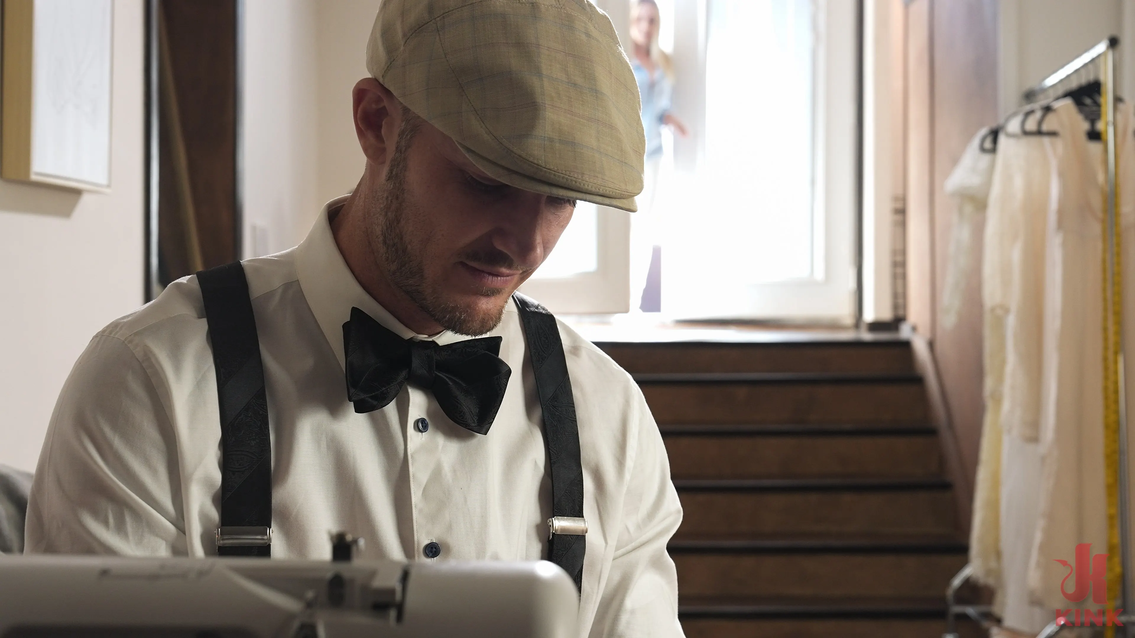 Kink 'ホワイトステインドウェディング' 主演 Rebel Rhyder (写真 1)