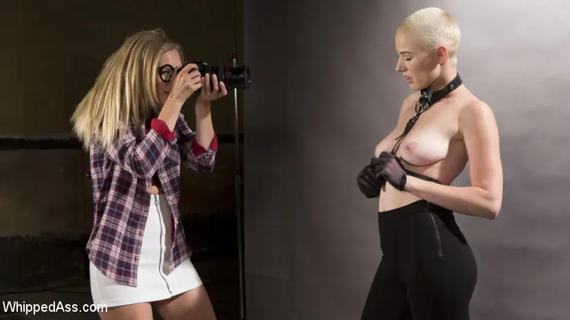 Kink 'Pervy Photographer: Hot babe bound, spanked, and anally strap-on fucked!' starring Riley Nixon (Photo 1)