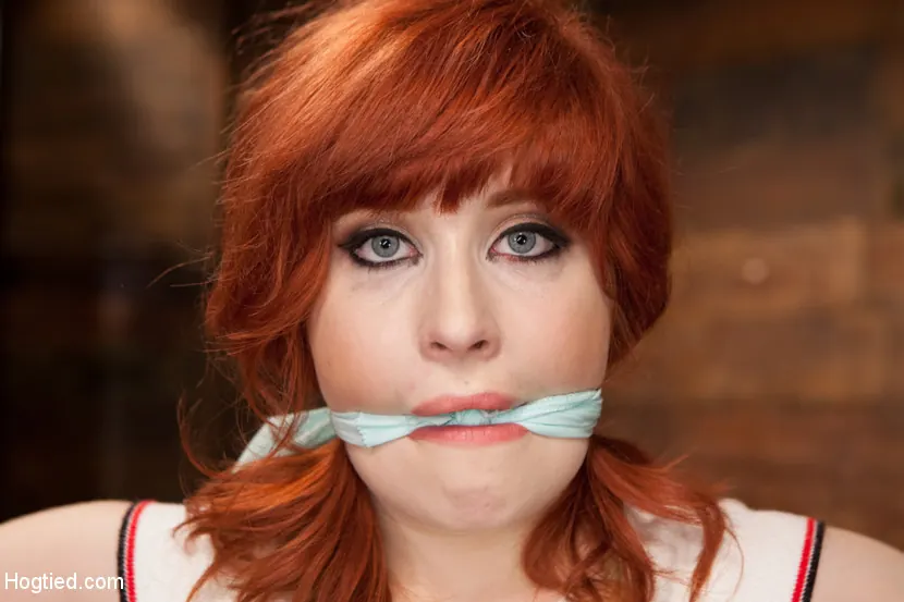 Kink '18 Year Old Redhead Slut Fucked Silly in Tight Bondage' starring Sadie Kennedy (Photo 1)