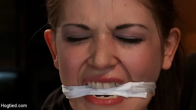 Kink 'Girl next door, severely bound and helpless Stripped, elbows bound, legs split, multi-orgasms!' starring Sensi Pearl (Photo 12)