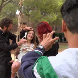 Silvia Rubi in Bound Teen Alexa Nasha is Fucked Before a Chanting Crowd - Part 1 (Photo 6) Silvia Rubi in 'Kink' Bound Teen Alexa Nasha is Fucked Before a Chanting Crowd - Part 1 (Thumbnail 6)