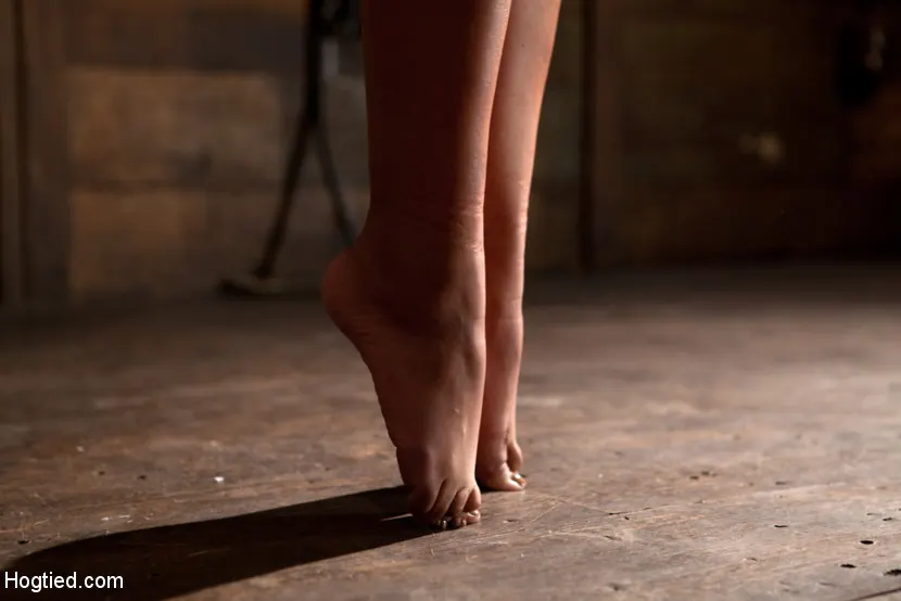 Kink 'Category 5 wrist suspension Caned, nipple torture and brutal crotch rope! Left to hang and suffer!' starring Skin Diamond (Photo 16)