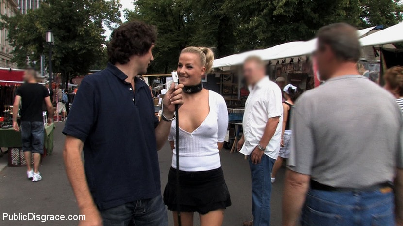 Kink 'Hot German Blonde gets fucked in public' starring Steffanie van Eckten (Photo 2)