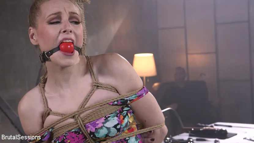 Kink '肛門の罰のための従順な痛み痴女SCREAMS' 主演 Stirling Cooper (写真 1)