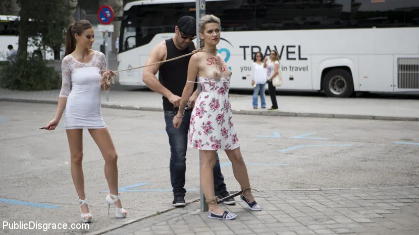 Kink 'Attention Whore Yunno X Humilated, Punished, and Gang Fucked in Public' starring Tina Kay (Photo 1)