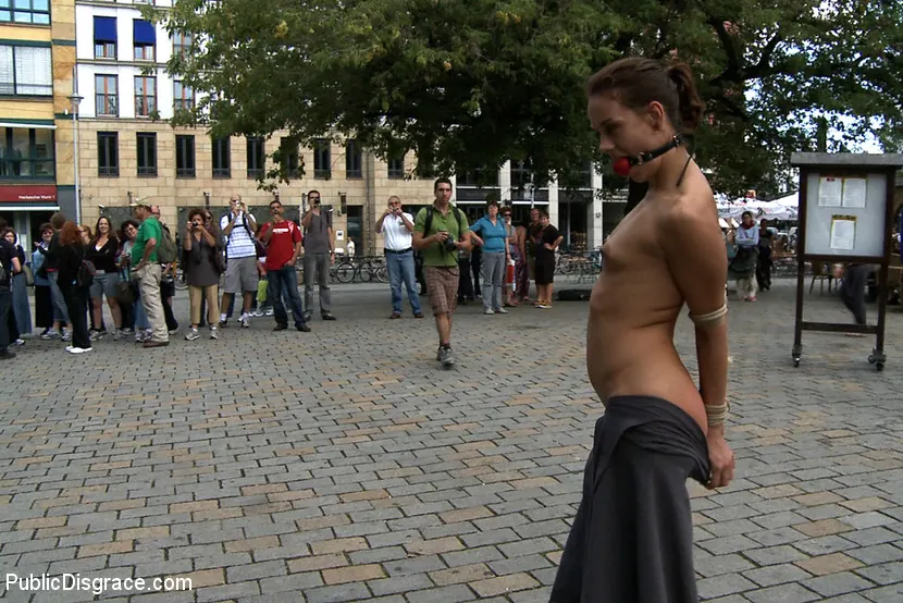 Kink 'Exposed, Fucked and Humilated all in Public' starring Jacqueline Black Lady (Photo 1)