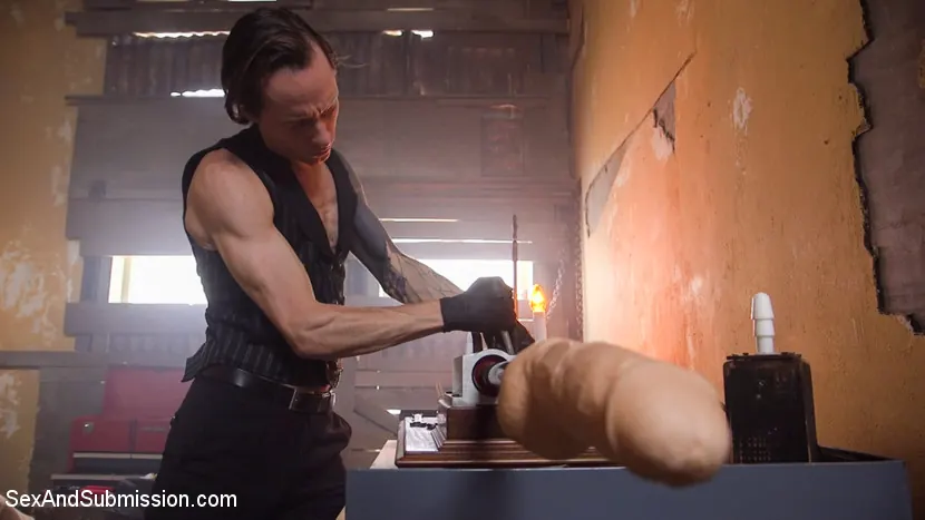 Kink 'El maquinista XXX' protagonizando Violet Monroe (foto 2)