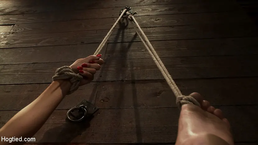 Kink 'Gymnast, fitness model has her flexibility put to the test. Made to cum until she is a sweaty pig' starring Wenona (Photo 9)