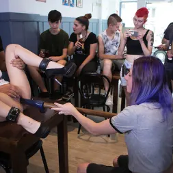 Zenda Sexy in 'Kink' Public Shame Slut Zenda Sexy Disgraced, Tickled, and Fucked by a Crowd (Thumbnail 9)