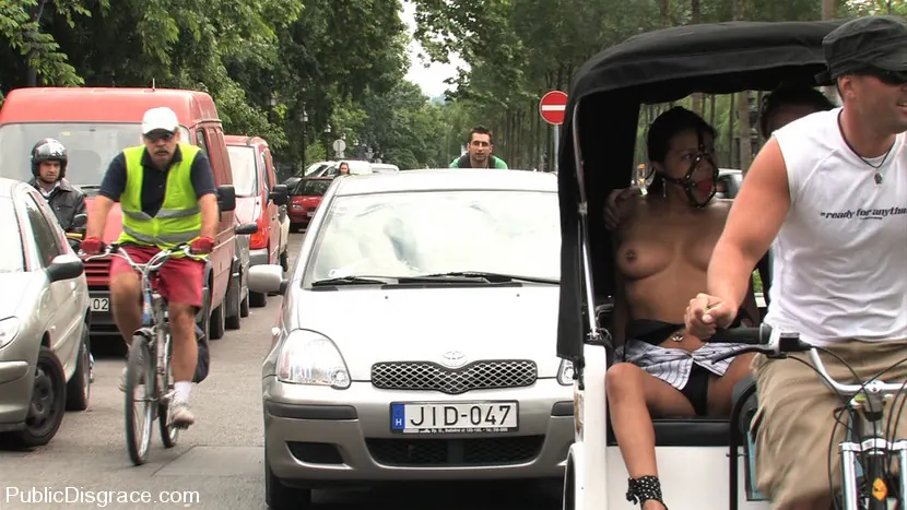 Kink 'Yoha: All natural Latin babe dominated and used in public' starring Zenza Raggi (Photo 1)