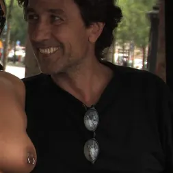 Zenza Raggi in 'Kink' Yoha: All natural Latin babe dominated and used in public (Thumbnail 9)